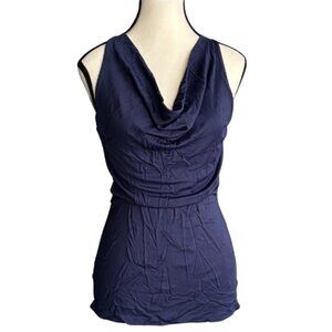 MASSIMO DUTTI BLUE TOP, SZ. M